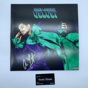 NEW Adam Lambert Velvet Vinyl Signed